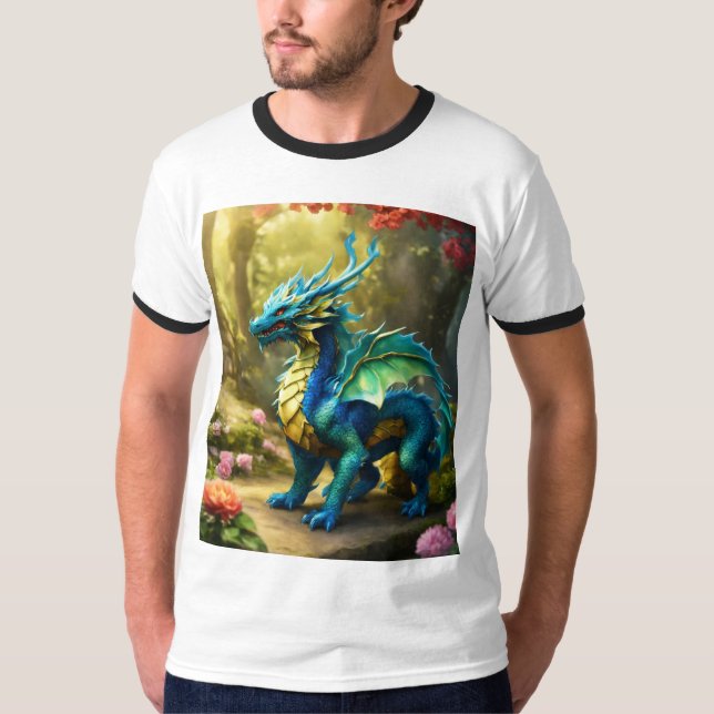 T-Shirt pour dragon de rêve pour hommes (Devant)