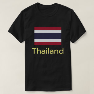 T-shirt pour drapeau de la Thaïlande de base