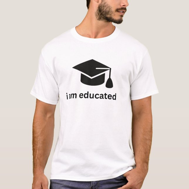 t-shirt pour éduqué (Devant)