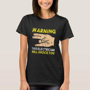 T-shirt Pour Electriciens Cable Ampere Electrique