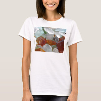 T-shirt pour elle, avec le verre de mer