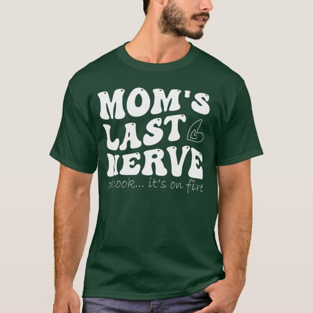 T-shirt pour énerver encore plus maman oh regarde ça brûle (Devant)