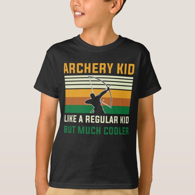 T-shirt pour enfant à l'arc (Devant)