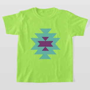 T-shirt pour enfants à motif tribal géométrique es