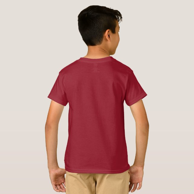 T-shirt pour enfants à typographie à essayer absol (Dos entier)
