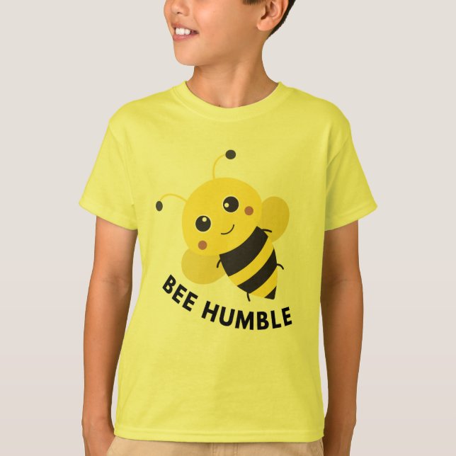 T-shirt pour enfants abeille humble (Devant)