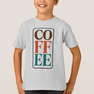 T-shirt pour enfants amateur de café Cadeau de caf