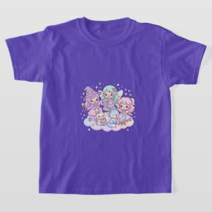 T-shirt pour enfants amis magiques mignons