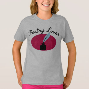 T-Shirt pour enfants amoureux de la poésie - Pour