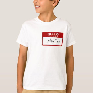 T-shirt pour enfants amusant, Bonjour Mon nom est