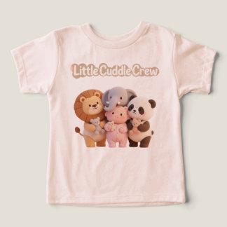 T-shirt pour enfants avec des amis animaux mignons