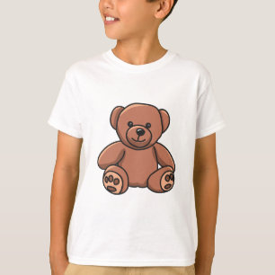 T-shirt pour enfants avec ours en peluche