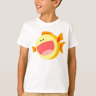 T-shirt pour enfants avec poisson dessin animé heu