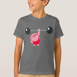 T-shirt pour enfants avec un cochon de dessin anim