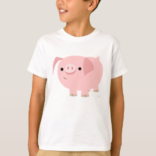 T-shirt pour enfants avec un joli cochon de dessin