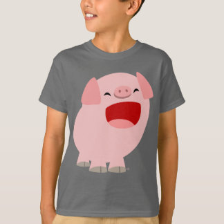 T-shirt pour enfants avec un porcelet chantant de