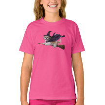 T-shirt pour enfants avec un Shih Tzu sorcière mig