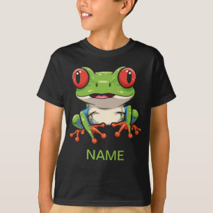T-shirt pour enfants avec une grenouille arboricol