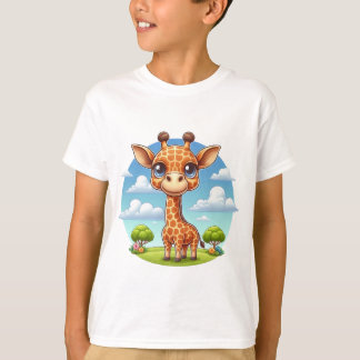 T-shirt pour enfants avec une jolie illustration d