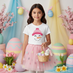 T-shirt pour enfants avec visage de bonhomme de ne