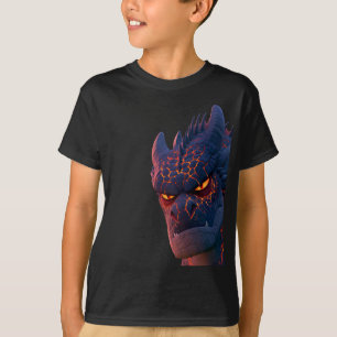 T-shirt pour enfants avec visage de dragon de fant