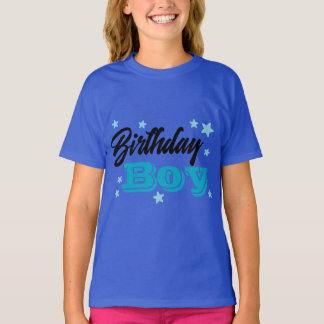 T-shirt pour enfants bleu vif – Amusant, confortab
