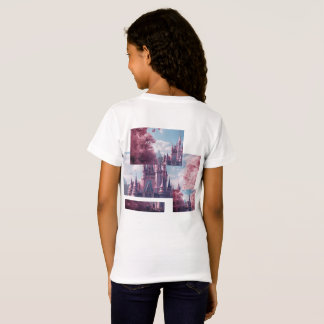 T-Shirt pour enfants Château de Conte de Fées avec