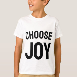T-shirt pour enfants 'Choisissez la joie - vibrati