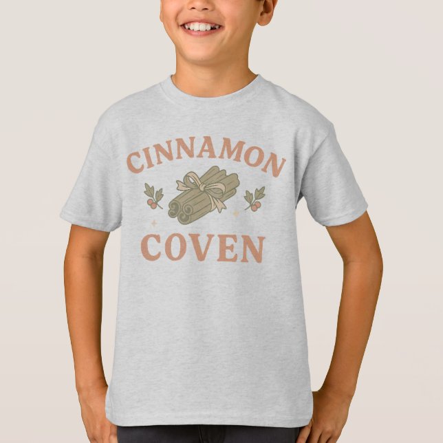 T-Shirt pour enfants Cinnamon Coven (Devant)