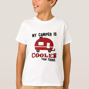 T-shirt pour enfants de camping amusant