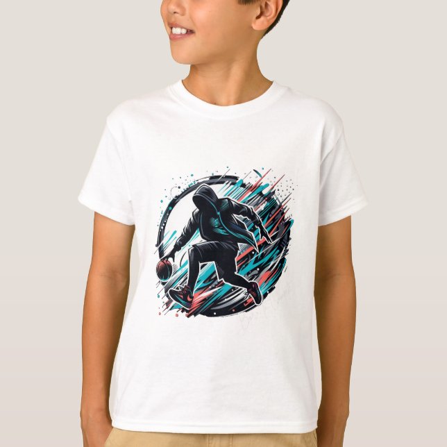 T-shirt pour enfants de compétition - Design sport (Devant)