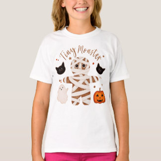 T-shirt pour enfants de la momie d'Halloween
