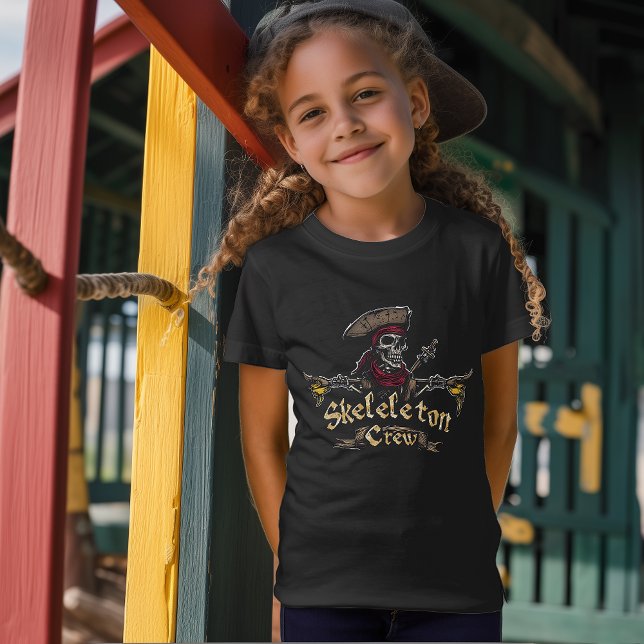 T-shirt pour enfants de l'équipe de squelette pers (Créateur téléchargé)