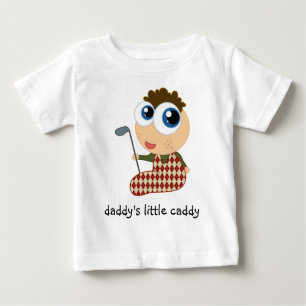 T-shirt pour enfants de petite caddie de papa