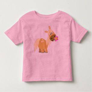 T-shirt pour enfants de poitrine et de fleurs
