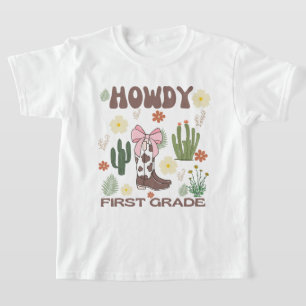 T-shirt pour enfants de première année Howdy, Prem