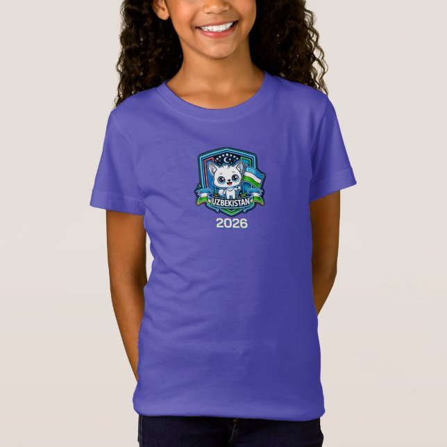 T-Shirt pour enfants d'Ouzbékistan (Devant)