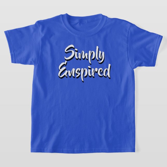 T-shirt pour enfants en pleine croissance (Poser)