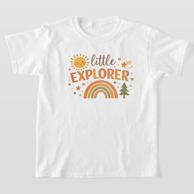 T-shirt pour enfants - Explorateur mignon – Bébé d (Poser)