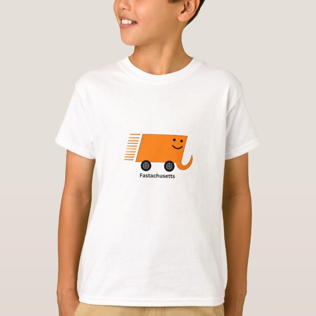 T-shirt pour enfants Fastachusetts Massachusetts (Devant)