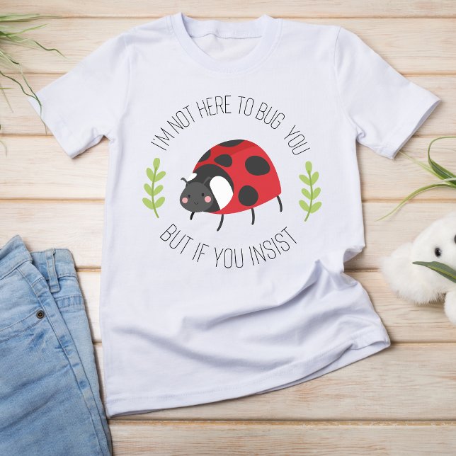 T-Shirt pour enfants graphique de Ladybug mignon (Créateur téléchargé)