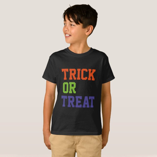 T-shirt pour enfants Halloween (Devant entier)