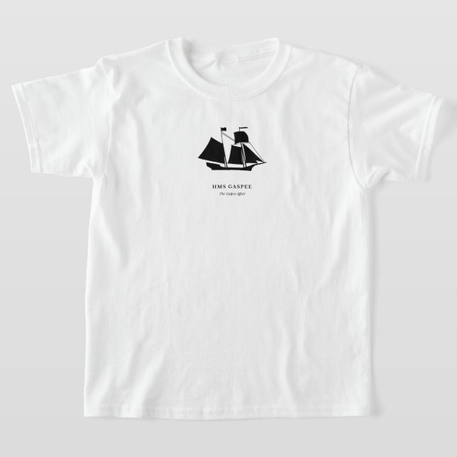 T-shirt pour enfants — HMS Gaspee (Poser)