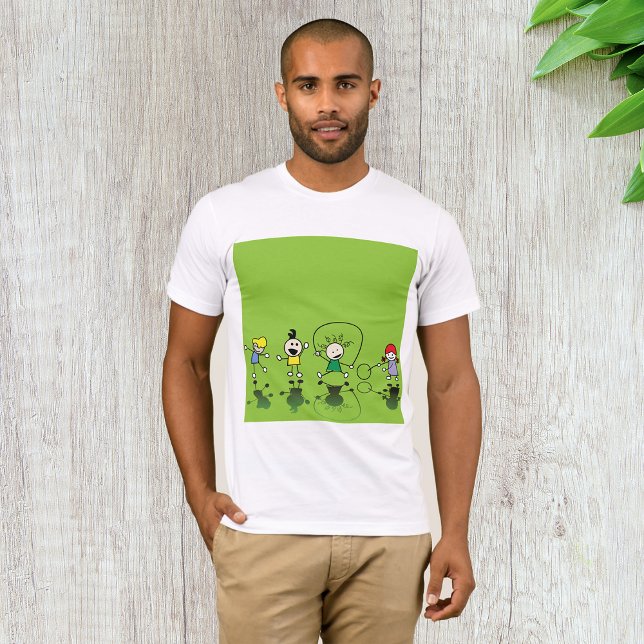 T-Shirt Pour Enfants Jouant Aux Mens (Créateur téléchargé)