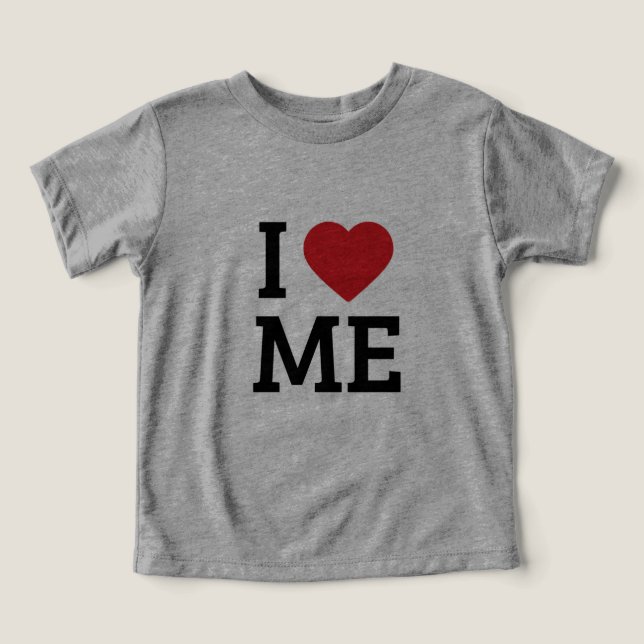T-shirt pour enfants mignons "Je m'aime" (Design Recto)