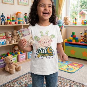 T-shirt pour enfants mouton coloré et mignon pour