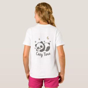 T-shirt pour enfants Panda Cozy Time Tee Kawaii