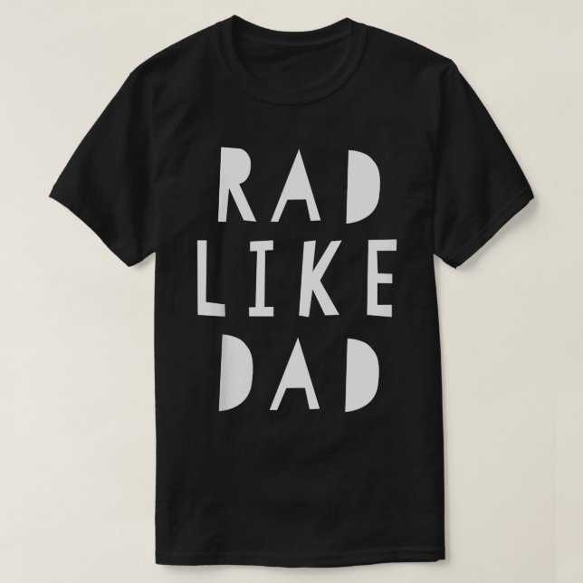 T-shirt pour enfants rad comme papa  (Design devant)