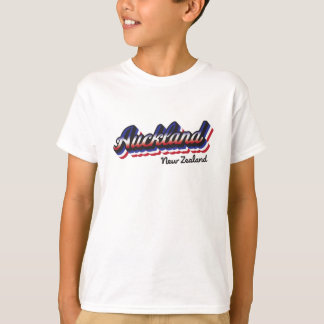 T-shirt pour enfants Retro Auckland Nouvelle-Zélan
