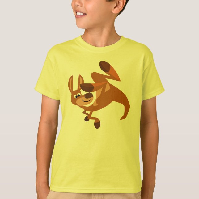 T-shirt pour enfants Somersault de Kangaroo (Devant)